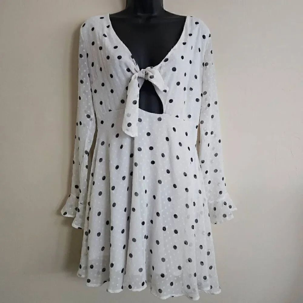 Le Lis Polka Dot Dress
